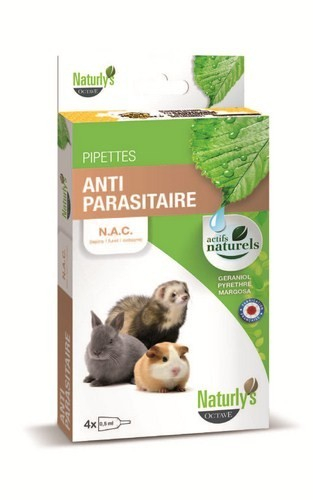 Pipette antiparasitaires insecticides NAC