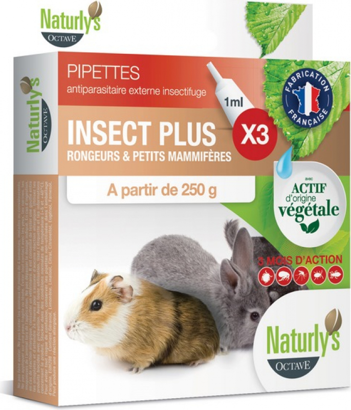 Pipette antiparasitaires insecticides NAC