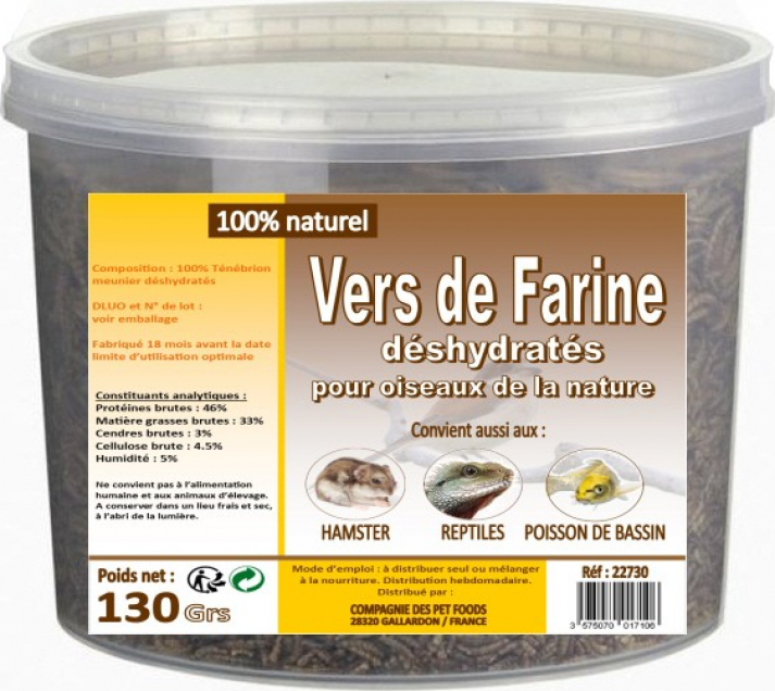 Dried Mealworms for Poultry