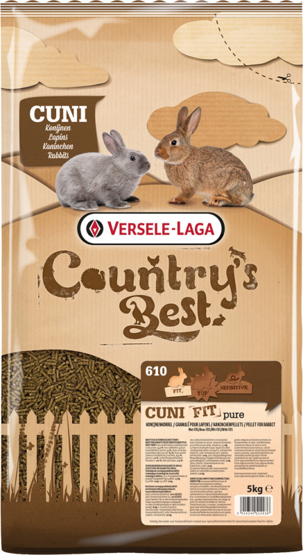 Cuni Fit Pure Country's Best Granulés riche en fibres pour les lapins