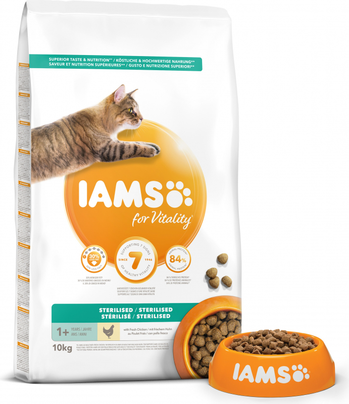 IAMS Adult Sterilised Overweight für sterilisierte oder übergewichtige Katzen