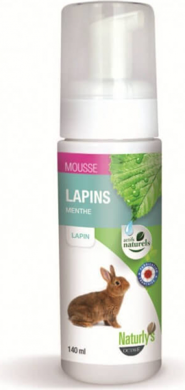 Shampoing sec sans rinçage - Mousse lapins et lièvres