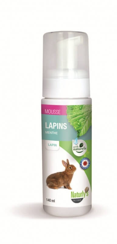 Droogshampoo voor konijnen en hazen