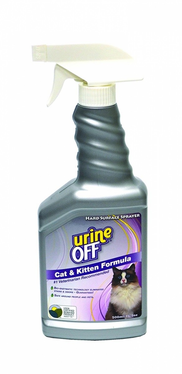 Urine Off Destructeur D Odeurs Et Detachant En Spray Pour Chat Et Chaton