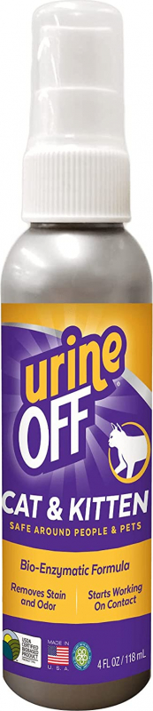 Urine Off Quitaolor en spray para gatos y gatitos