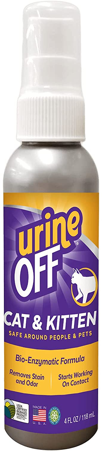 Urine Off verwijdert geuren en vlekken - voor katten en kittens