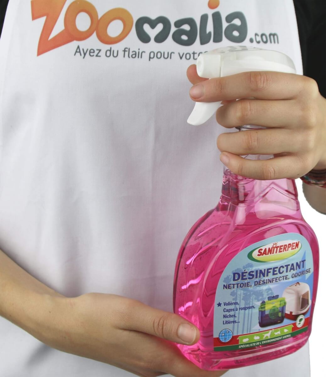 Spray desinfectante do ambiente de animais de estimação Saniterpen 750 ml