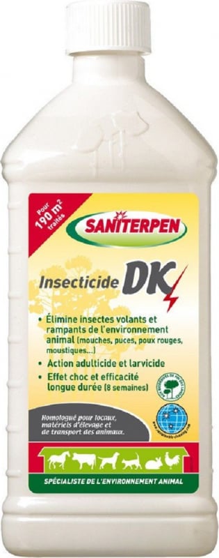 Insecticide DK Saniterpen - 3x60 ml, 1 ou 5 L