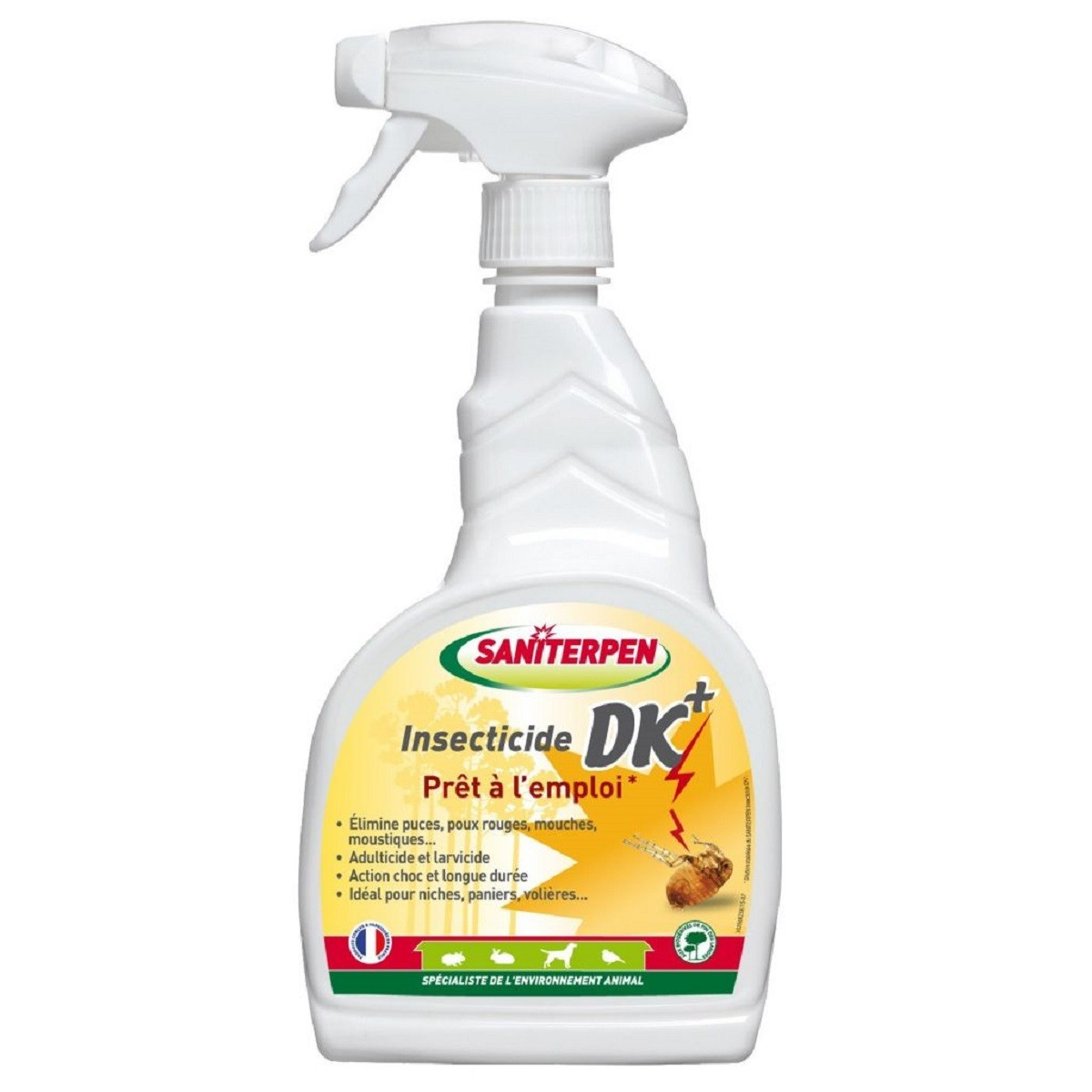 Insecticide DK Choc prêt à l'emploi Saniterpen - Spray 750 ml