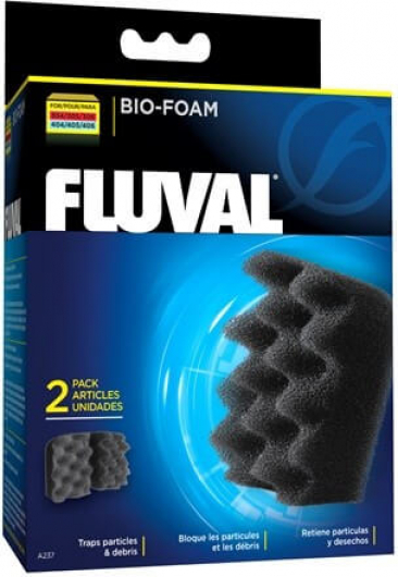 Blocs de mousse Bio-Foam Fluval, paquet de 2 pour filtres fluval 304, 305, 306, 404, 405 et 406