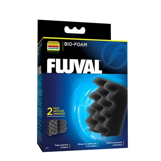 Blocos de espuma Bio-Foam Fluval, pack de 2 para filtros fluval 304, 305, 306, 404, 405 et 406