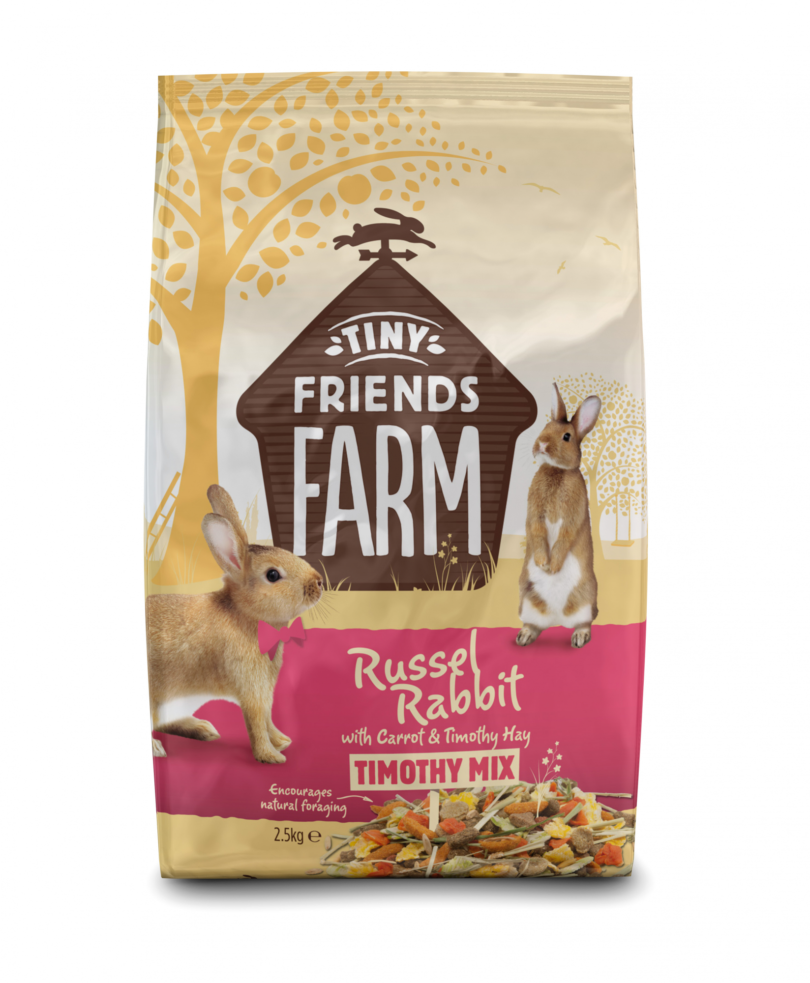 Tiny Friends Farm Russel Rabbit Food Comida para conejos