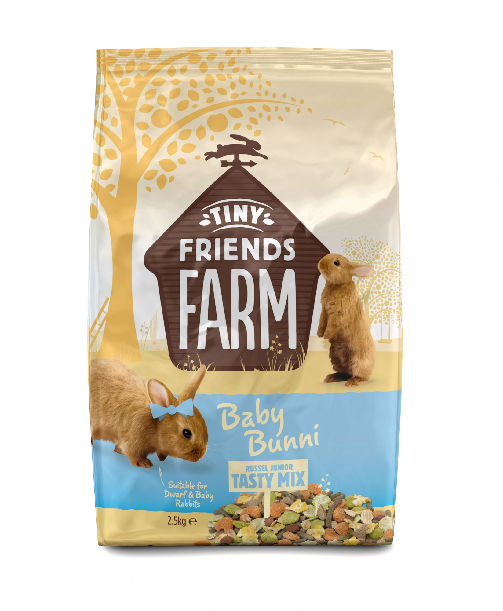 Supreme Tiny Friends Farm Russel Tasty Mix - Alimento completo para coelho +4 semanas