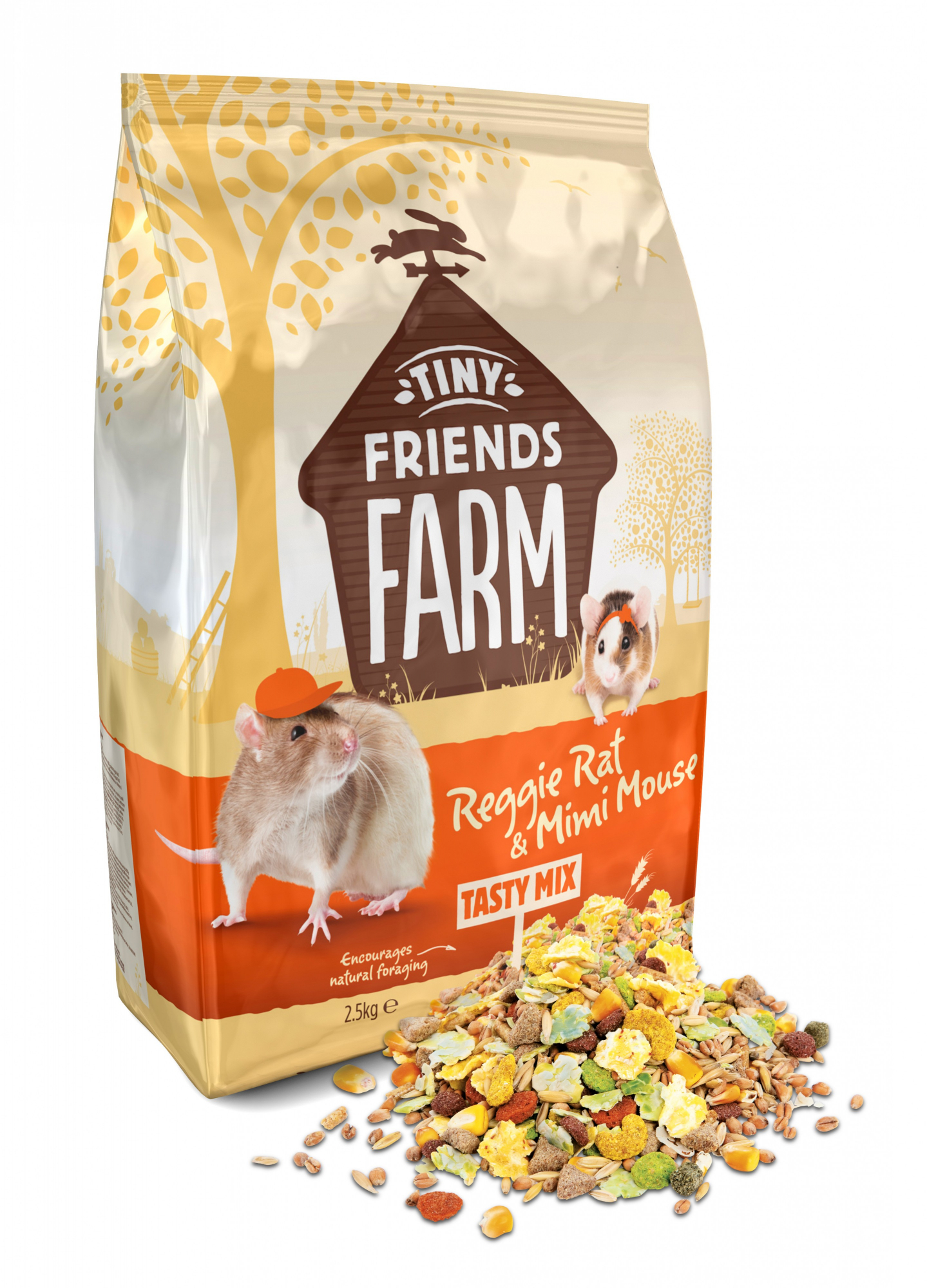 Tiny Friends Farm Tasty Mix comida para ratas y ratones