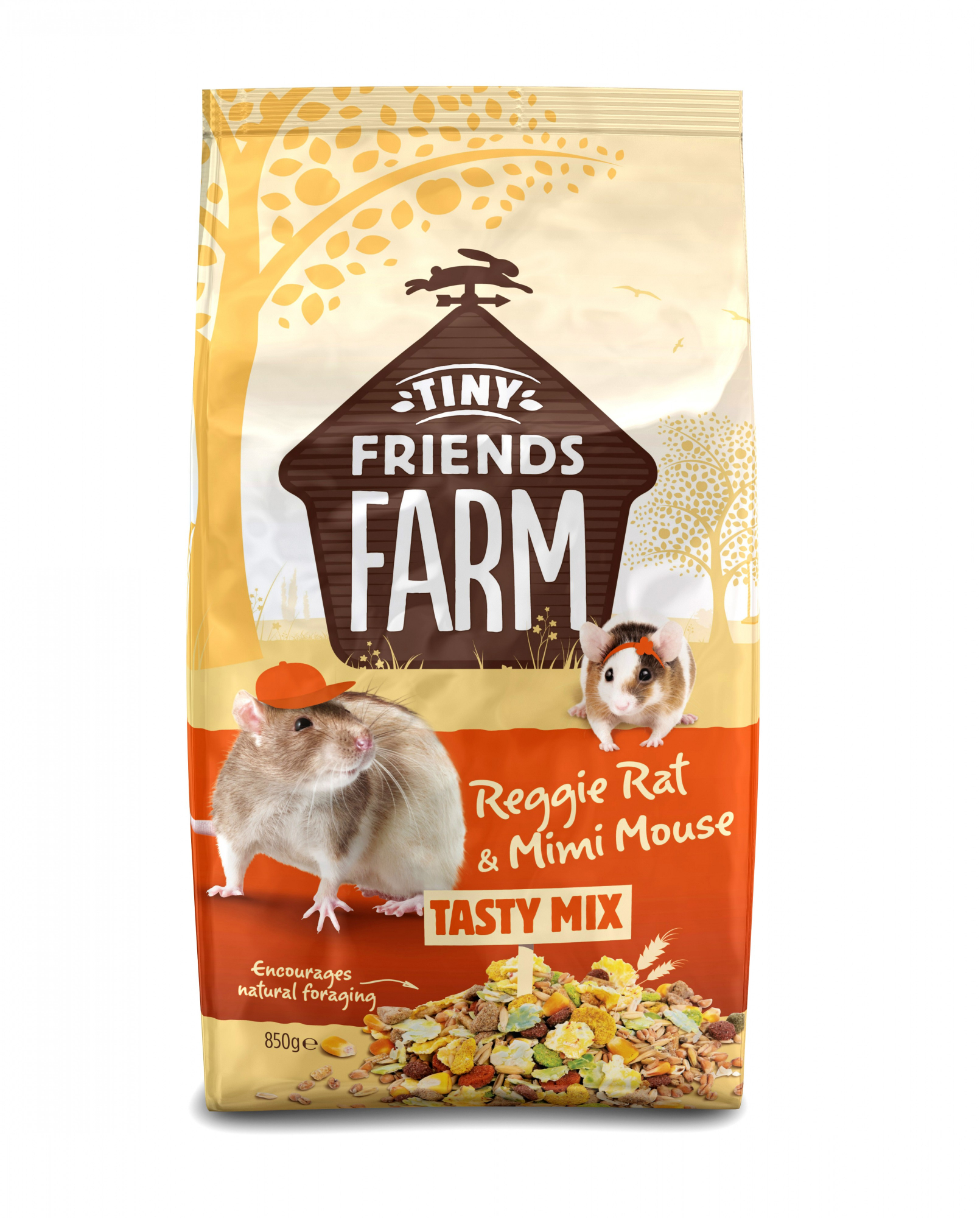  Tiny Friends Farm Reggie Tasty Mix rat et souris