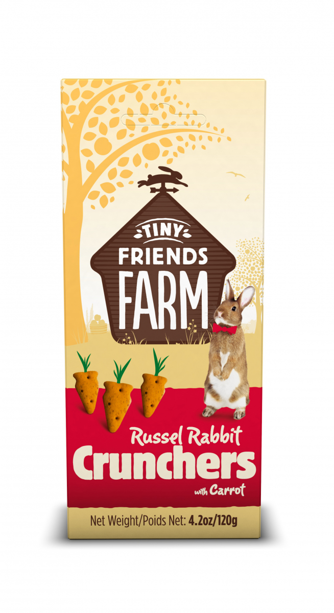 Supreme Tiny Friends Farm Russel Rabbits Carrot Crunchers Biscuits Croustillants aux carottes lapin 
