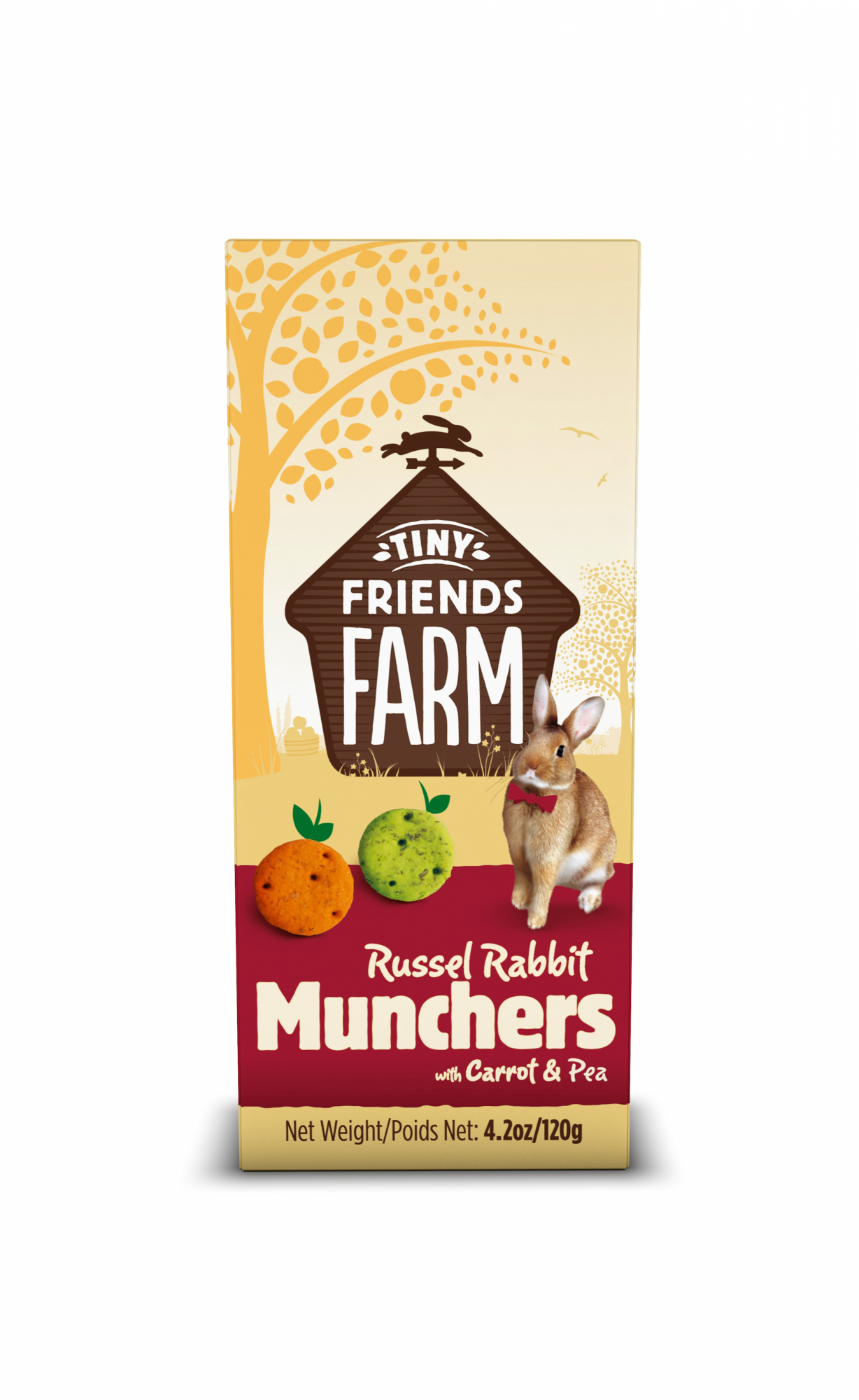 Russel Rabbit Munchers galletas de zahanohia y guisantes