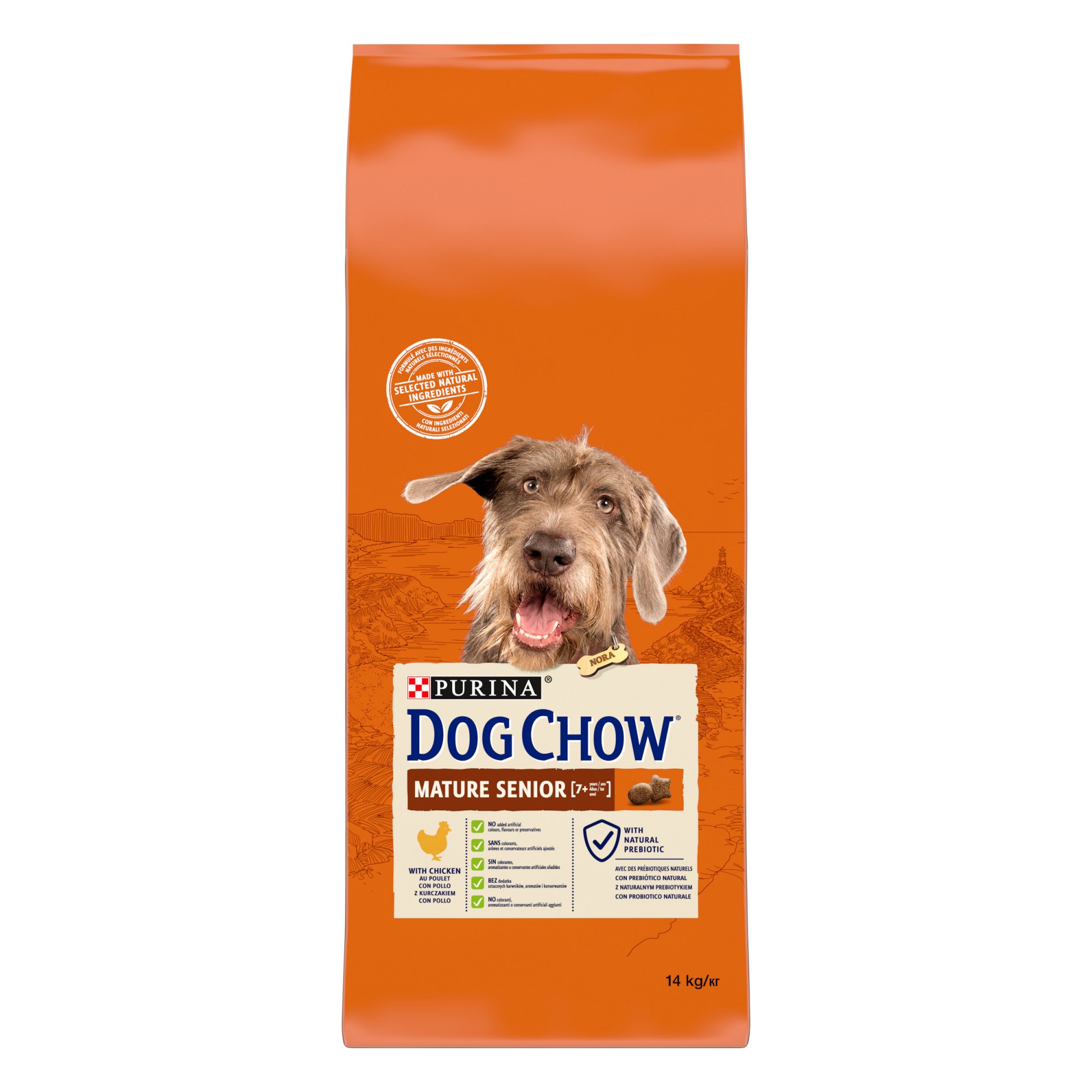 DOG CHOW per cani Adulti Maturi 5+ al pollo