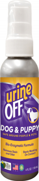 Urine Off Spray Quitamanchas y quitaolores perros y cachorros