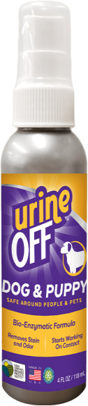 Urine Off Destruidor de odores e tira-nódoas em spray para cães e cachorros