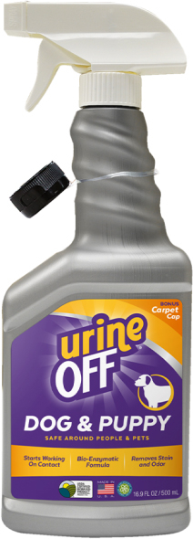 Urine Off spray per la rimozione di odori e macchie per cuccioli e cani