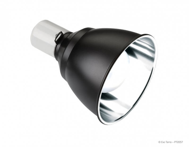 Support de lampe à réflecteur UV en aluminium pour terrarium Exo Terra