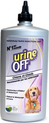 Urine Off Destructeur d'odeurs et détachant tissus pour chiot et chien