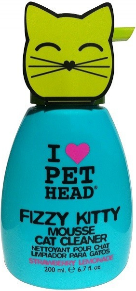 Shampooing sec pour chat PET HEAD Fizzy Kitty