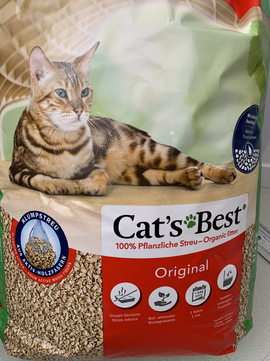 Cat's Best Original - arena vegetal aglomerante para gatos