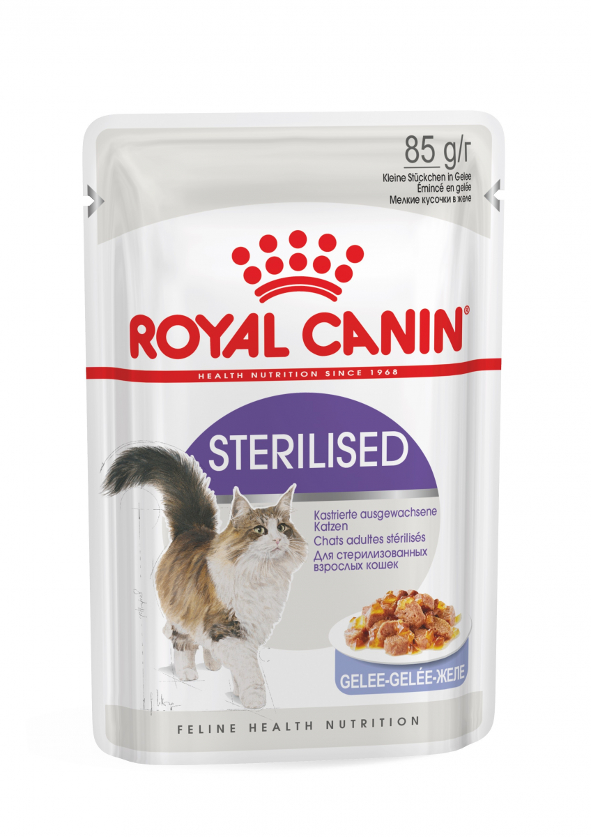 Royal Canin Sterilised Comida húmeda en gelatina para gatos
