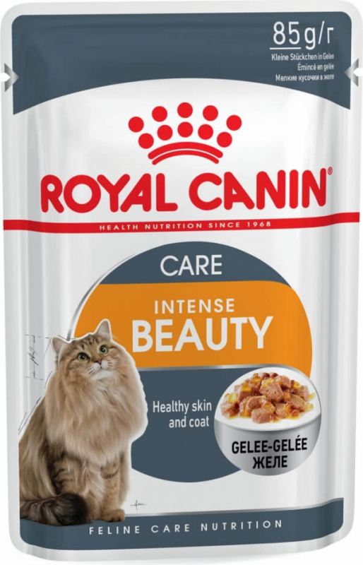 Royal Canin Intense Beauty Pâtée en gelée pour chat adulte