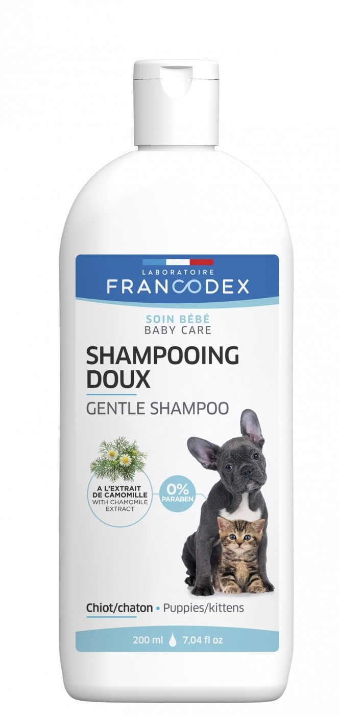 Francodex Sanftes Shampoo für Welpen und Kätzchen