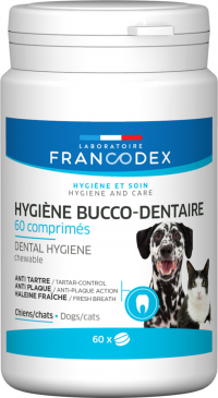 Francodex Zahnpasta zum Kauen - 20 Tabletten
