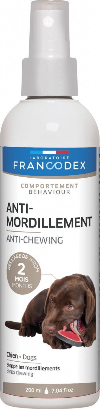 Francodex Spray anti-mordillement per cuccioli e cani 200ml
