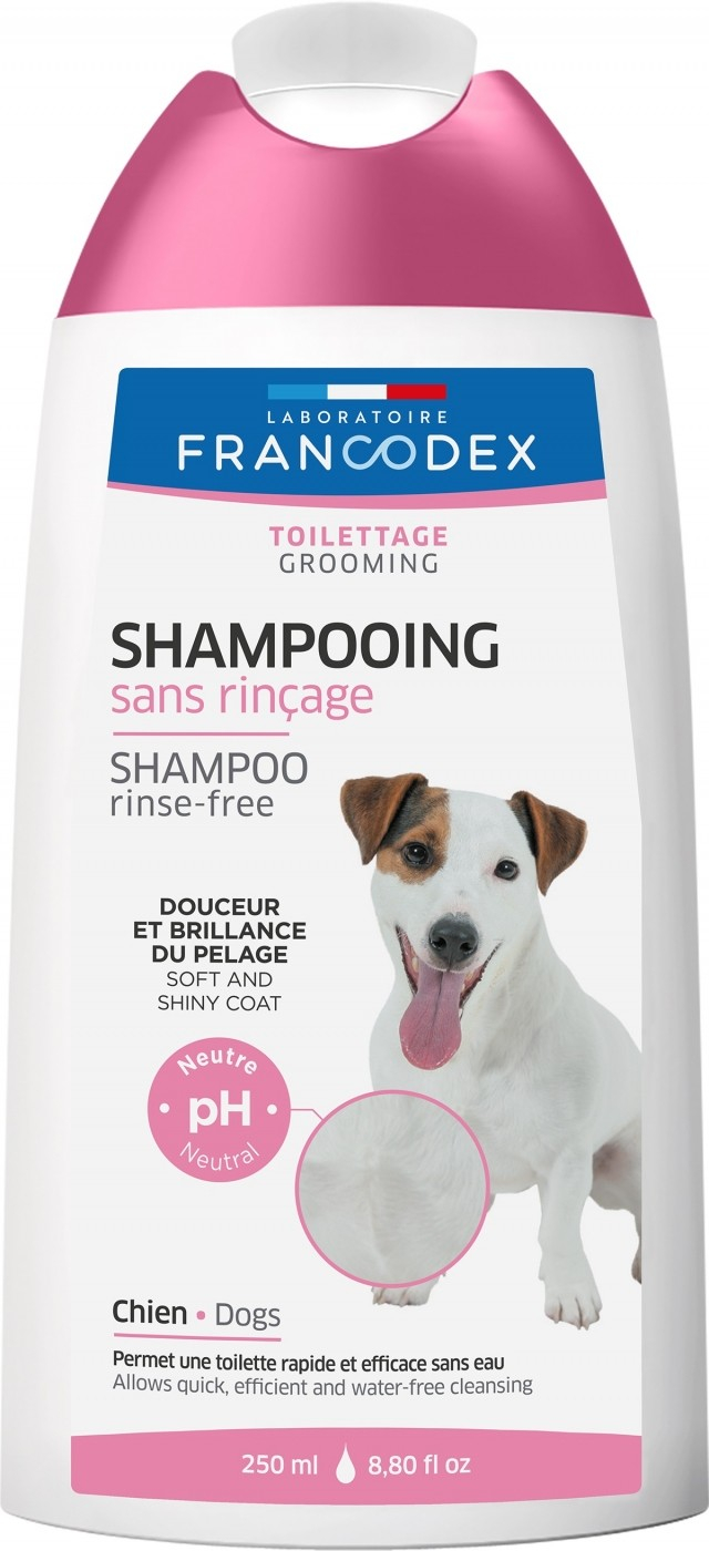 Francodex Shampoing Lotion sans rinçage pour chiens 250ml