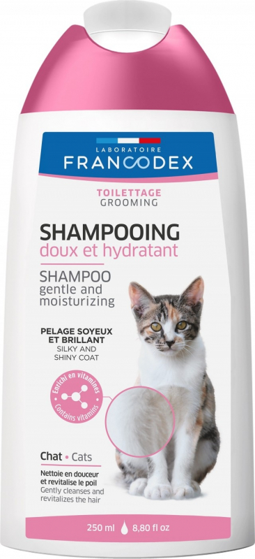 Francodex Delicate Shampoo und Volumen 250 ml für Katzen