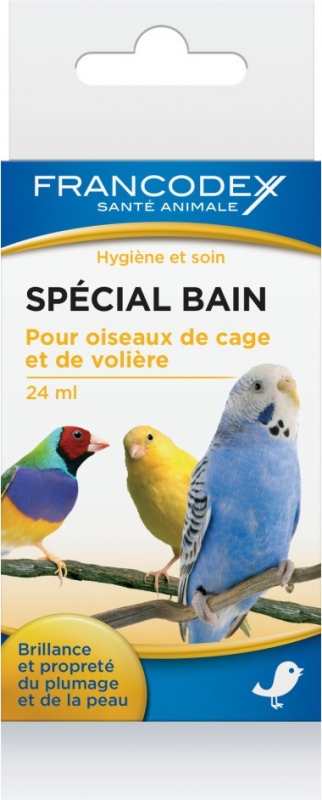 Spécial Bain 24ml - Brillo y limpieza del plumaje y de la piel 