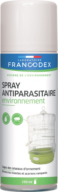 Francodex Séribombo Spray Aerosol 150 ml - Elimina pidocchi e acari