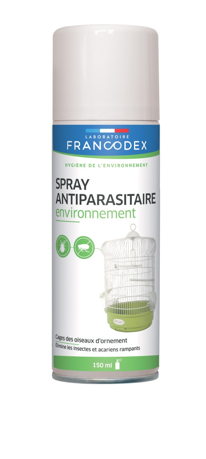 Francodex Séribombe spray aerossol 150ml - Elimina piolhos e acarianos