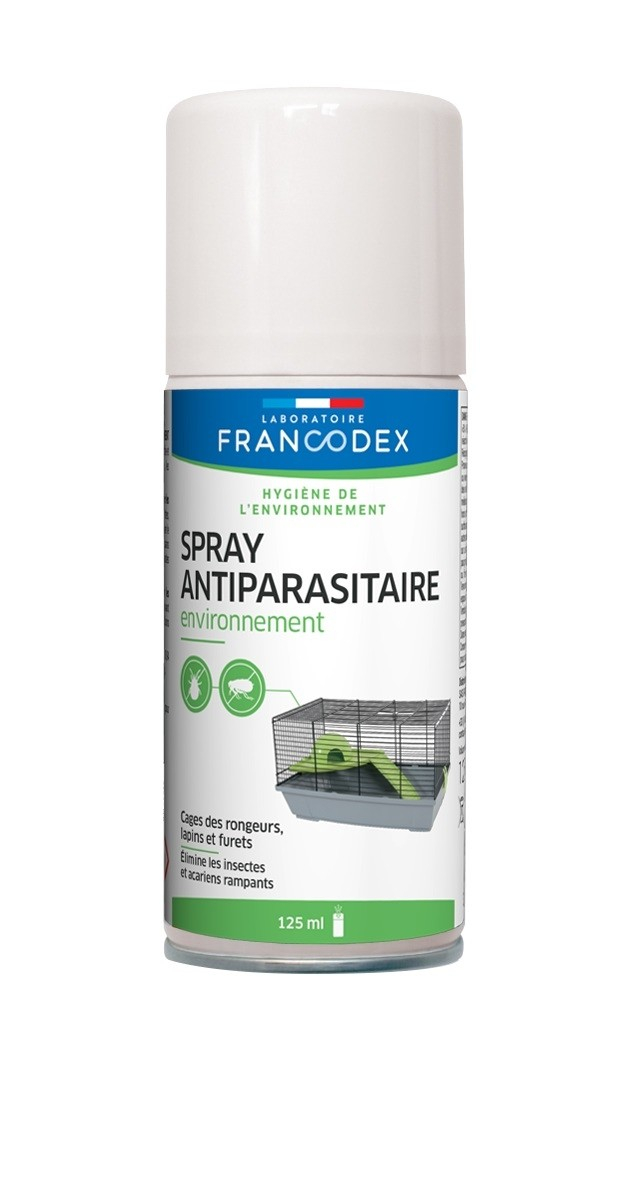 Spray Antiparasitário 125ml - Higiene Ambiental remove piolhos, pulgas e carrapatos