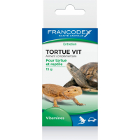 Francodex Tortue Vit 15g - Vitamines pour reptiles et tortues