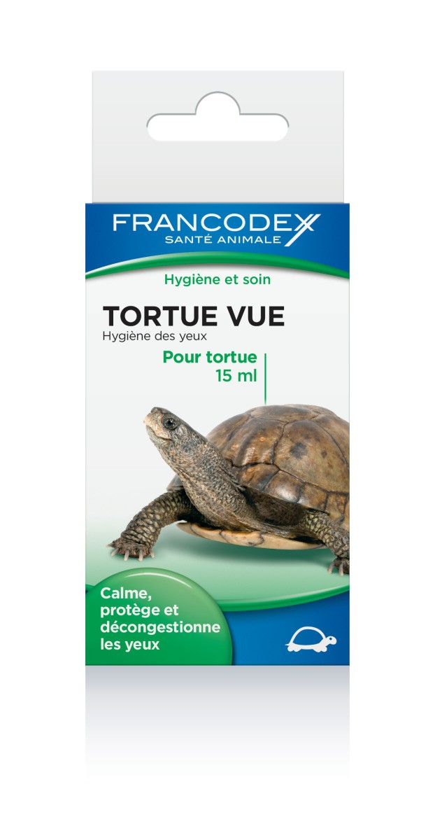 Francodex Tortue Vue 15ml - Calme, protège et décongtestionne les yeux