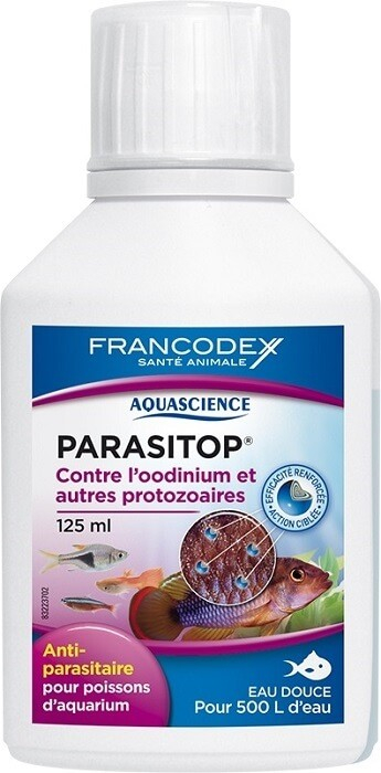 Aquascience Parasitop - Contre l'oodinium et autres protozoaires (eau douce)