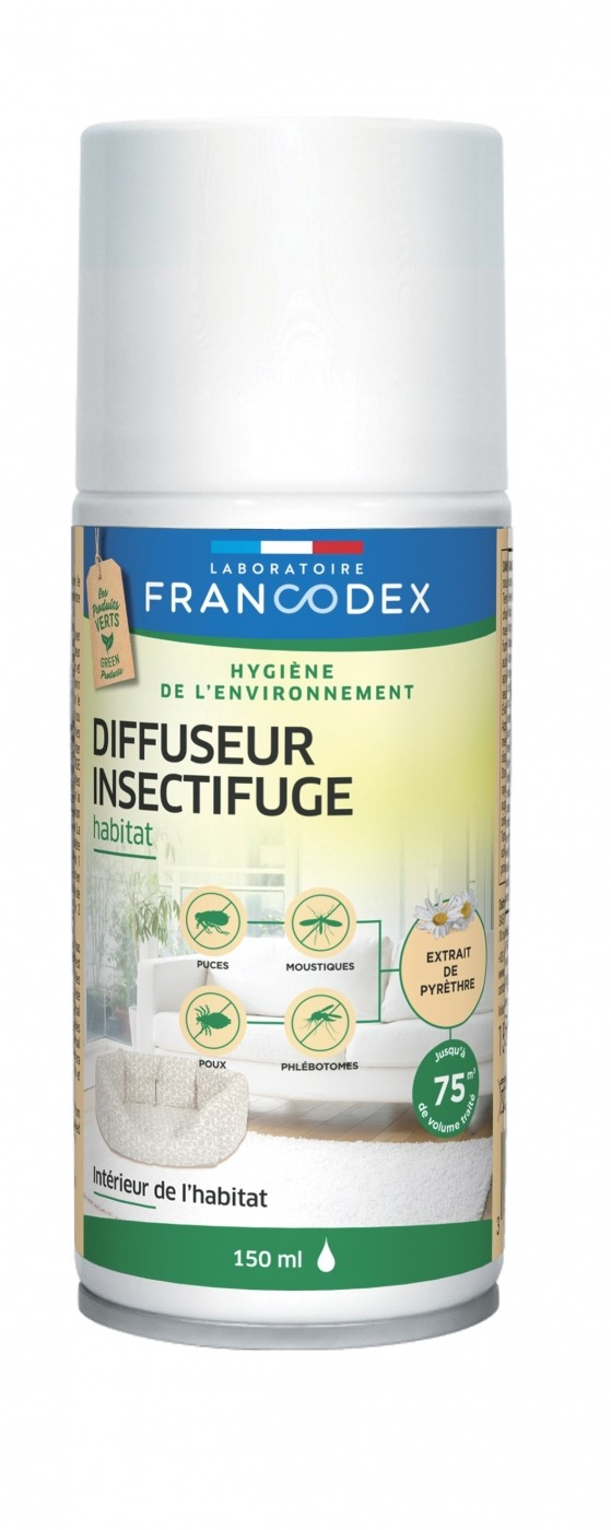 Francodex Fogger Diffuseur Insectifuge Fraîcheur pour l'habitat