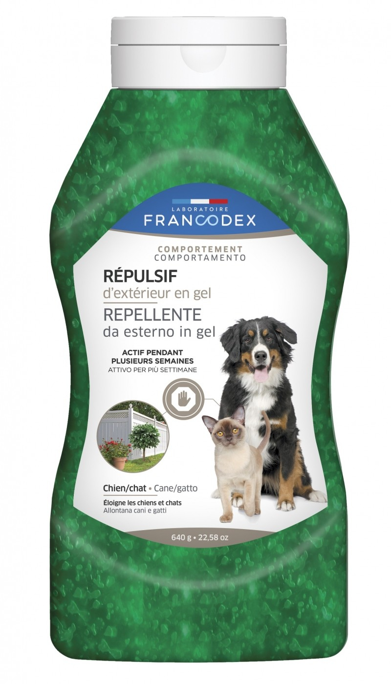 Francodex Repelente de exterior en gel para perros y gatos