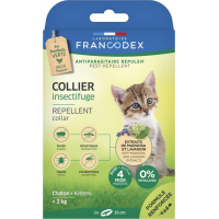 Francodex Collier Antiparasitaires Insectifuge - Efficace 4 mois 