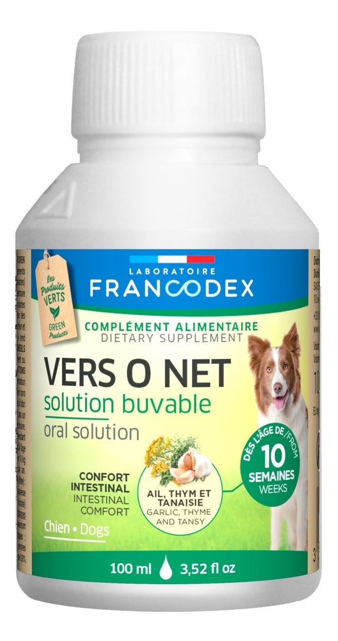 Francodex Vers O Net Chiot & Chien Solution buvable 100ml