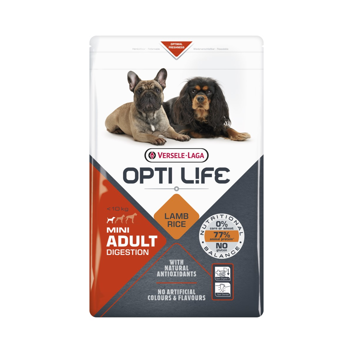 Opti Life Adult Digestion Mini à l'agneau pour chien sensible de petite taille