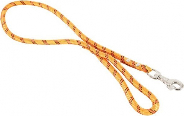 Longe de corde nouée en taille L avec mousqueton à vis latérale en laiton  Fabriqué durablement à Berlin en rouge Zinnia -  France
