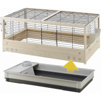 Cage en bois pour Lapin - 125 cm - Ferplast Arena 120 